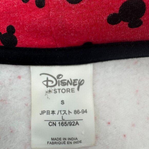 Disney Store Mickey Mouse LOVE Zip Up Hoodie Jacket Small - Picture 5 of 10